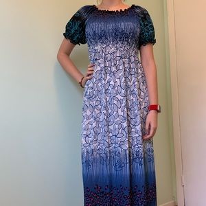 Patterned Maxi Dress